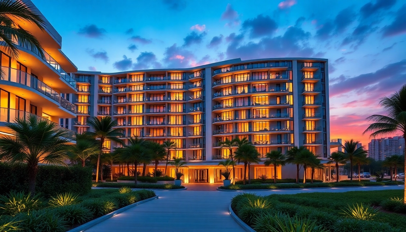 View of https://789f.miami/ featuring a stylish Miami condo with city skyline backdrop, highlighting urban luxury and modern design for potential residents.
