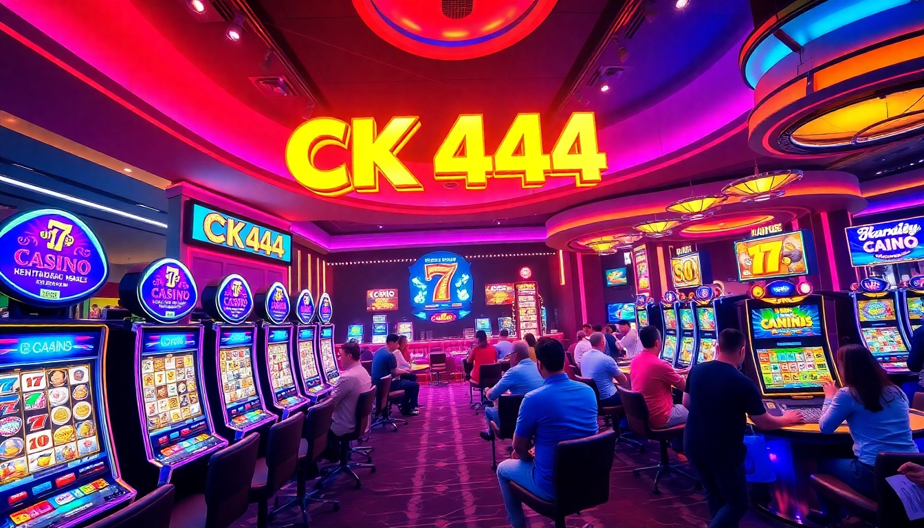CK 444 online gaming platform showcasing popular slots and live casino action for Bangladeshi players