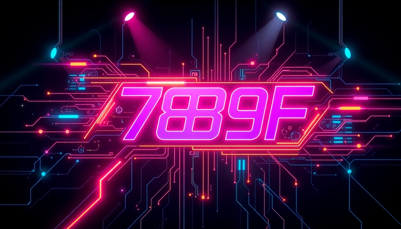 789F brand logo with modern tech design, vibrant colors, and sleek abstract elements emphasizing innovation and digital services for accessibility and recognition.