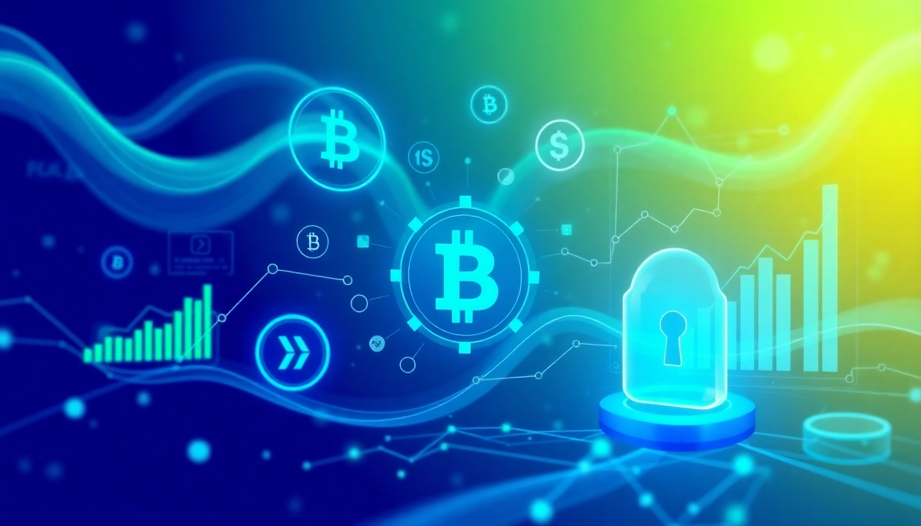 Stay informed with the latest DeFi updates shaping decentralized finance today, featuring blockchain symbols and data visuals.