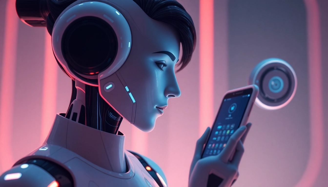 AI sex companion engaging in a realistic, intimate virtual conversation with a user, highlighting advanced AI and emotional connection features for heightened accessibility.