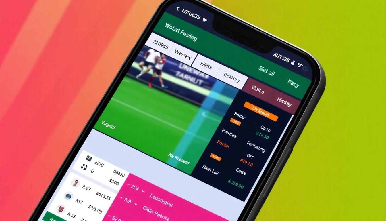 Lotus365 App in action on mobile with live sports betting and real-time updates for Indian users.