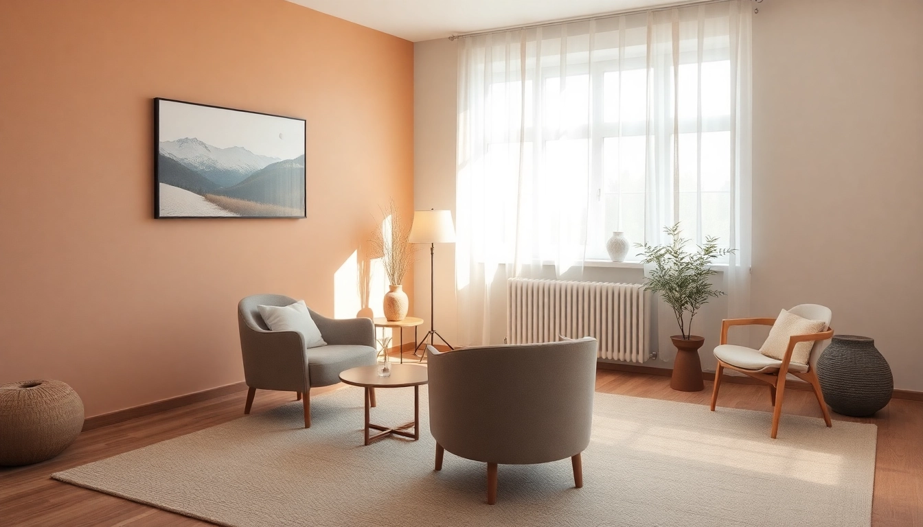 Comfortable therapy session ambiance promoting Psychoterapia Lublin with a welcoming and calming environment for clients seeking mental health support.