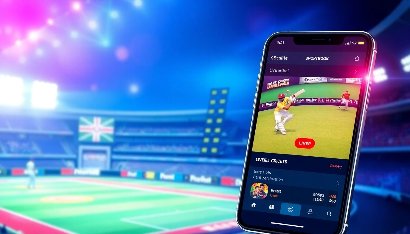Skilled bettor placing a confident wager on Cricbet99 win during a live cricket match with