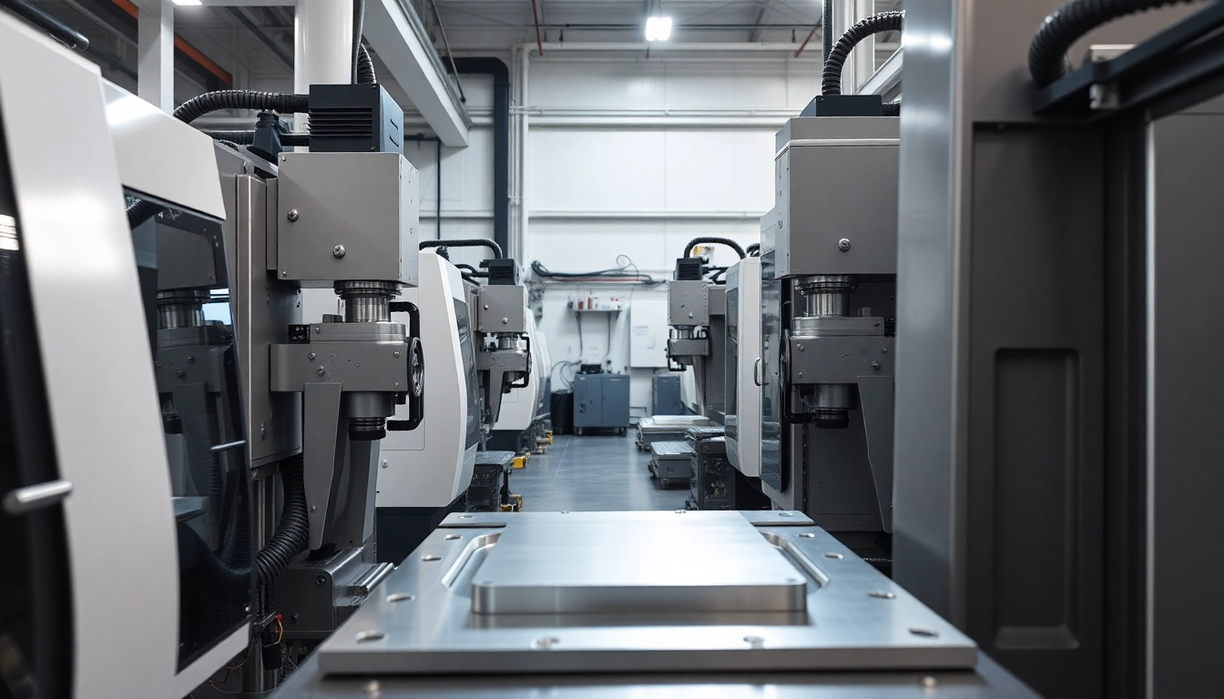 High-resolution image illustrating usugi frezowania CNC with advanced milling machines shaping