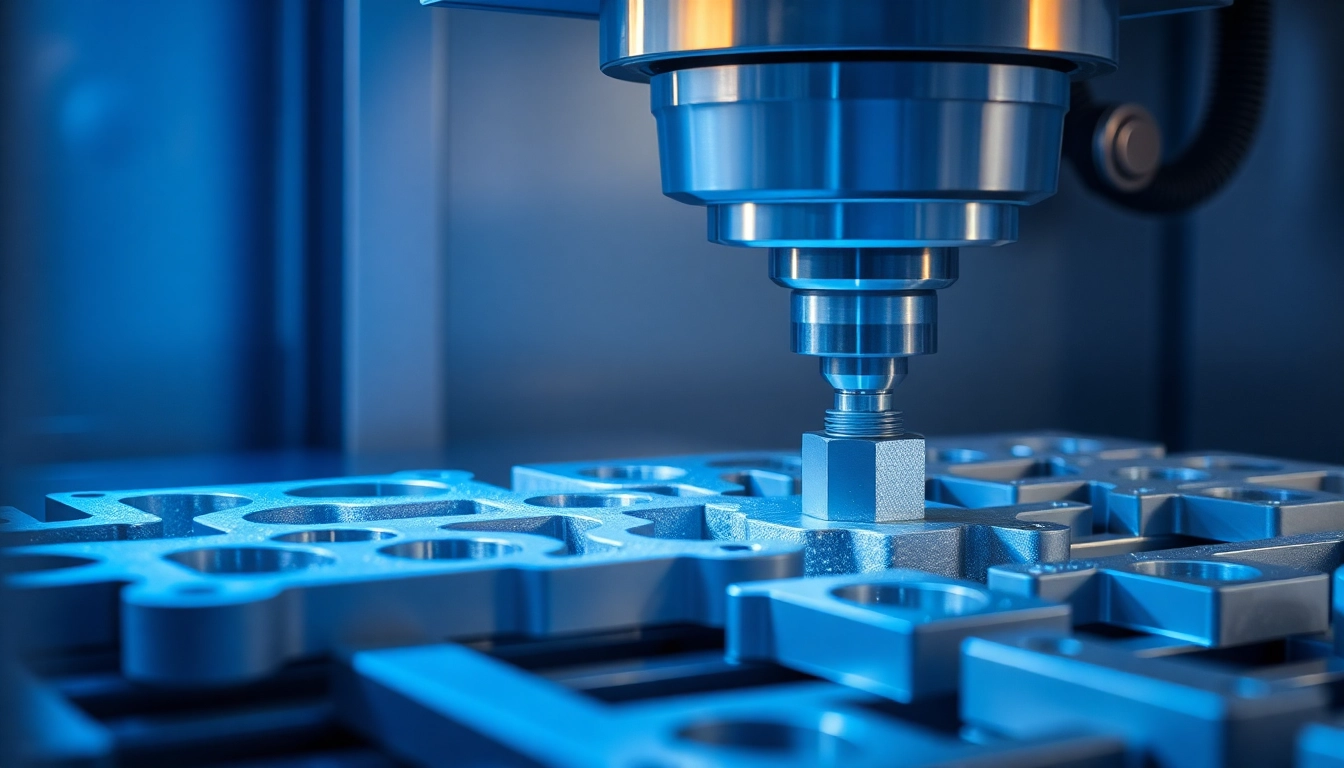 Professional team performing usugi frezowania CNC for detailed aluminum electronic enclosures