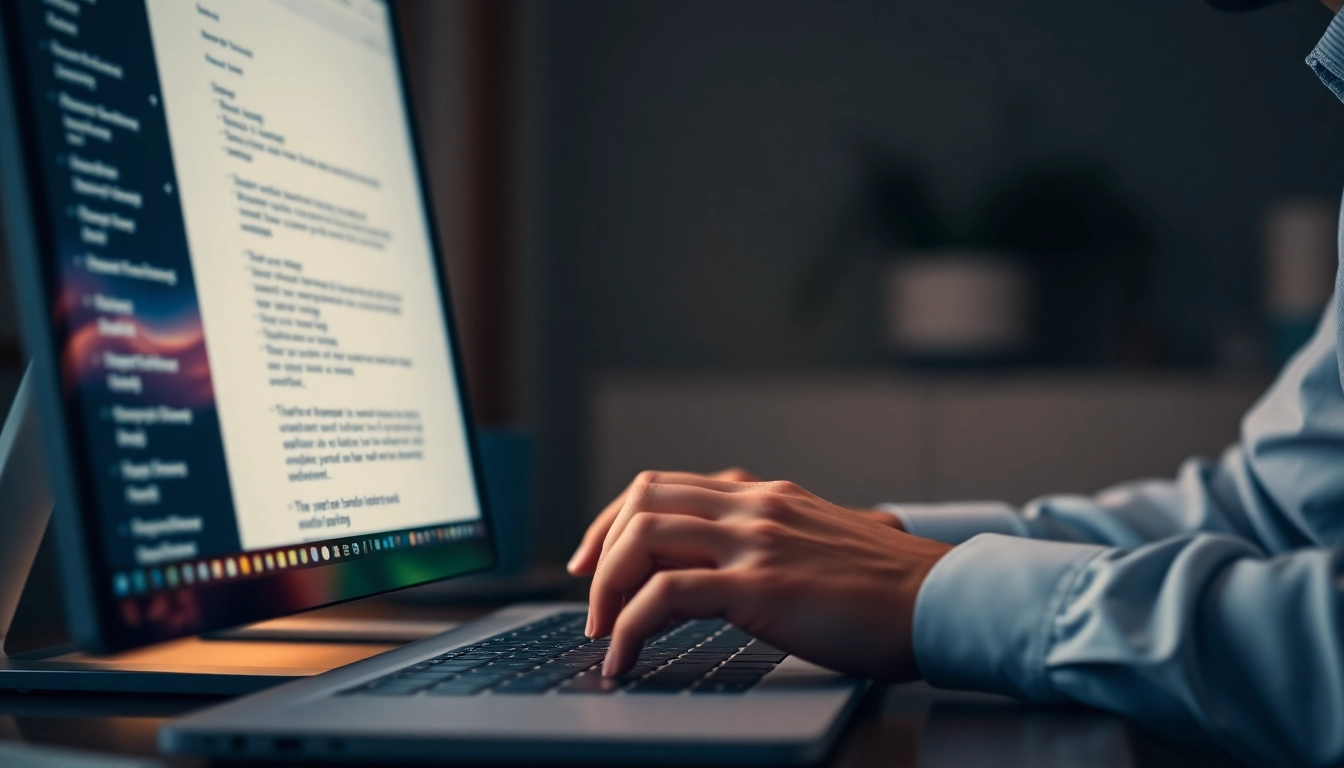 Paraphraser tool in action on a modern computer, rewriting text for better clarity and