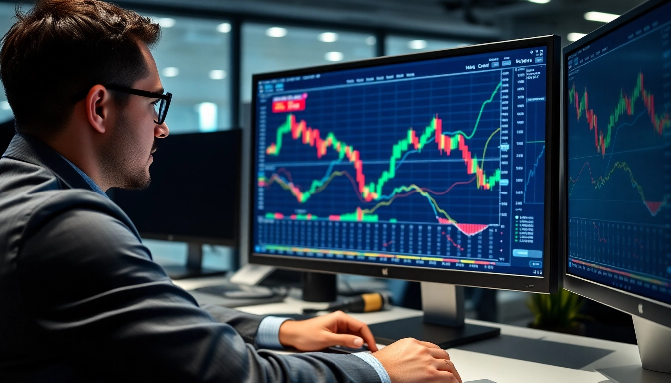Trading view platform showcasing detailed trading charts and data analysis for traders and