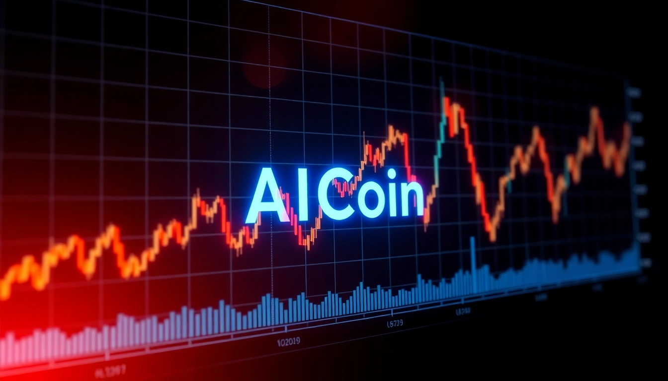 Dynamic AICoin trading chart illustrating real-time market data and analysis features for investors